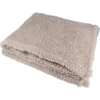 iiもの本舗 hokotto シープボアひざ掛け 大判サイズ 100×140cm グレージュ 4589596695181 1枚（直送品）