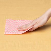 （限定）抗菌・防カビ カウンタークロス ハーフ 約30×30cm ピンク 1セット（1パック（100枚入）×5）帝人フロンティア オリジナル