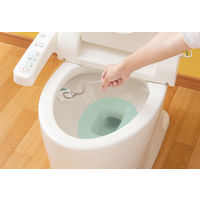 流せるトイレ洗い 本体（ハンドル＋付替ブラシ4個入） 1個 カワタキコーポレーション