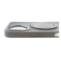 エアージェイ iphone16用 Magsafe対応スタンドリング付背面ケース SL AC-P24-MRS GY 1個（直送品）