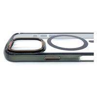 エアージェイ iphone16pro用 Magsafe対応ラウンドフォルムクリアケース 黒 AC-P24P-RMR BK 1個（直送品）