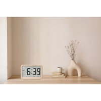 アデッソ 革風 電波クロック FLC-05IV 1台（直送品）