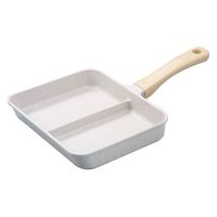 シービージャパン フライパン 仕切り付き IH対応 copan 二品同時に作れるフライパン グレーマーブル 450997 1個（直送品）