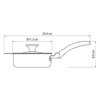 TRAMONTINA ポーチドエッグ フライパン 10cm 20275/610 1本（直送品）