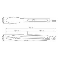 TRAMONTINA モルデ トング 29cm 25817/160 1本（直送品）