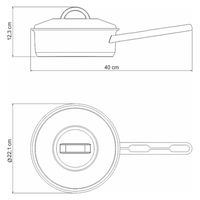 TRAMONTINA ソテーパン 20cm 62500/200 1個（直送品）
