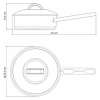 TRAMONTINA ソテーパン 24cm 62500/240 1個（直送品）