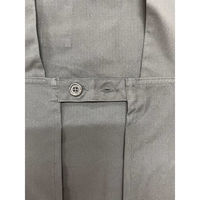 ZacZac 多機能付きリップストップ無地エプロン Lサイズ ブラック 300466 1枚（直送品）