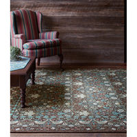 川島織物セルコン モリスデザインスタジオ いちご泥棒 ラグ 2000×2400mm ブラウン KF1709_44BR 1枚（直送品）