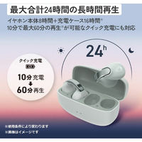 JVCケンウッド イヤーカフ型ワイヤレスイヤホン HA-NP1T HA-NP1T-B 1個（直送品）