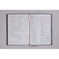 高橋書店 【2025年4月版】デスクダイアリー A5 見開き1週間 月曜始まり 黒 911 1冊（直送品）