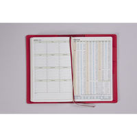 高橋書店 【2025年4月版】T'beau1 手帳判 片側1週間+ノート 月曜始まり レッド 850 1冊（直送品）