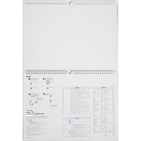 高橋書店 【2025年4月版】エコカレンダー壁掛 B4×2面 日曜始まり T75 1冊（直送品）