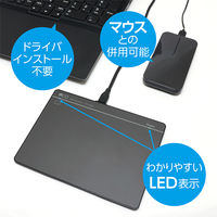 ナカバヤシ 高精度USB接続タッチパッド　6インチサイズ TTPーUS03/BK 1個