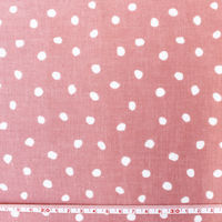 日本紐釦貿易(Nippon Chuko) ドット ランダム Wガーゼ生地 グリーン 巾約110cm×3mカット 4850WR-I-3M（直送品）