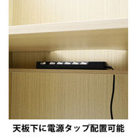 【軒先渡し】マルチワーク 木製 パネルデスク 右側パネル 幅800×奥行600×高さ1200mm 1台 研修デスク ブース型デスク オリ  オリジナル（直送品）