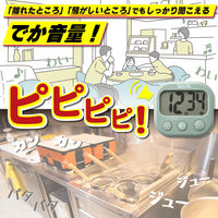 タニタ（TANITA） 抗菌でか見えタイマー キッチンタイマー セージグリーン TD-429-GR 1セット(5個)