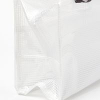 （SPA&TRAVEL）スパバッグ クリア×チャコール LAKOLE/ラコレ