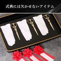 ササガワ テープカット用ハサミ 38-451 1セット(2本入)（直送品）