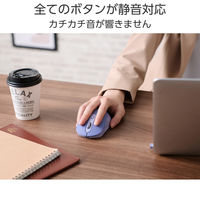 ワイヤレスマウス 静音 Bluetooth/無線2.4GHz 6ボタン 充電式 ブル- M-MY35MBSXBU エレコム 1個（直送品）