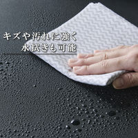 デスクマット マウス対応 ソフトレザー 大型 ズレにくい 水拭き可 ブラック MP-DM04BK エレコム 1個（直送品）