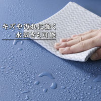 デスクマット マウス対応 ソフトレザー 大型 ズレにくい 水拭き可 ブルー MP-XDM04LBU エレコム 1個（直送品）