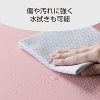 デスクマット マウス対応 ソフトレザー リバーシブル 大型 水拭き可 ピンク×ピンク MP-DM05PNPN エレコム 1個（直送品）