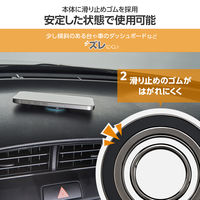 マグネットスマホリング 360度回転 ブラック PWSTRMKM360BKN エレコム 1個（直送品）