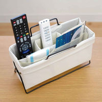 東洋ケース 卓上収納 卓上マルチラック 折りたたみ ファブリック アイボリー 417526 1個（直送品）