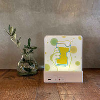 ウォールライト テーブルライト LIGHT BOX SIGN 専用デザインシート 2枚入り HappyHour 454232 1個（直送品）