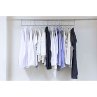 エスエイ企画 ハンガー 衣類収納アップハンガー 幅50cm 2本組 収納 グレー 460081 1個（直送品）