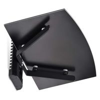 壁掛けAVラック　1段タイプ　耐荷重7kg　強化ガラス　高さ調整可能（直送品）