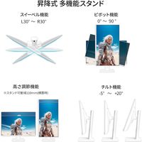 ジャパンネクスト  23.8インチ ゲーミングモニター(1920x1080/IPS/200Hz) JN-IPS238G200F-HSP-W（直送品）