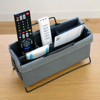 東洋ケース 卓上収納 卓上マルチラック 折りたたみ ファブリック グレー 417527 1個（直送品）