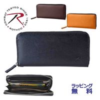スワン ROTHCO リサイクルレザー ラウンド長財布 45050 キャラメル 1個（直送品）