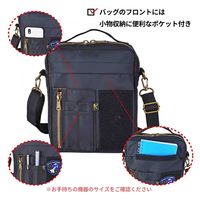 スワン ROTHCO エアフォース 縦型ショルダーバッグ 45077 ブラック 1個（直送品）