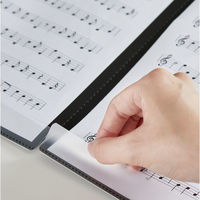 キングジム カキコ ジャバラホルダー 8605W-BK 1冊