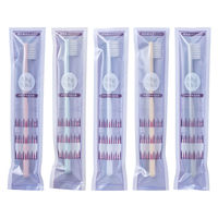 歯ブラシ Shu&Shu 超先細Wテーパー やややわらかめ 418-5309 1箱（50本入）フィード