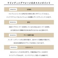 武興商事 LED ライト付き ワインディングマシーン 2本 マブチモーター 自動巻き上げ 100932 1個（直送品）