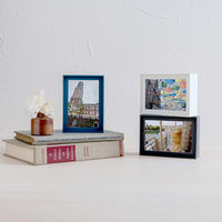 ナカバヤシ ペーパーステーショナリー 紙製フォトフレーム L判 89×127mm ストーングレー F-TPA-101-N 1個