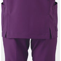 MONTBLANC（モンブラン） スクラブ 兼用 半袖 パープル／ライトグレー SS MS006-5391 1枚（直送品）