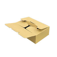 【60サイズ】テープレスダンボール 外寸：297×187×96mm 1セット（1パック（10枚入）×10） フジケース