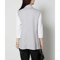 ボンマックス ロングベスト ライトグレイ M AO5803 AO5803-2-M 1着（直送品）