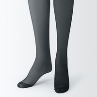 【レディース】無印良品 婦人 サポートタイプ ２０デニール ストッキング（３足組） 婦人ＸＬ 黒 良品計画