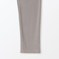 【レディース】無印良品 婦人 ストレッチリブ編み レギンス 十分丈 婦人Ｌ グレイッシュブラウン 良品計画