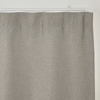 無印良品 防炎 遮光性 ドビー織りノンプリーツカーテン 幅１００×丈１０５ｃｍ用 ベージュ 良品計画