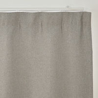 無印良品 防炎 遮光性 ドビー織りノンプリーツカーテン 幅１００×丈１７８ｃｍ用 ベージュ 良品計画