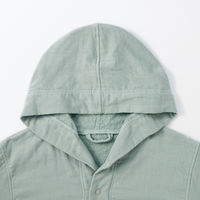 無印良品 ガーゼパイルバスガウン 男女兼用ＬーＸＬ ライトグリーン 良品計画