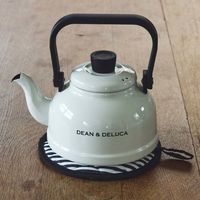 DEAN&DELUCA（ディーン&デルーカ） ホーローケトル　ホワイト1.6L 4580379233637 1個