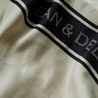 DEAN&DELUCA（ディーン&デルーカ） ジャガードエプロン ブラック×ナチュラル 4580379231664 1個